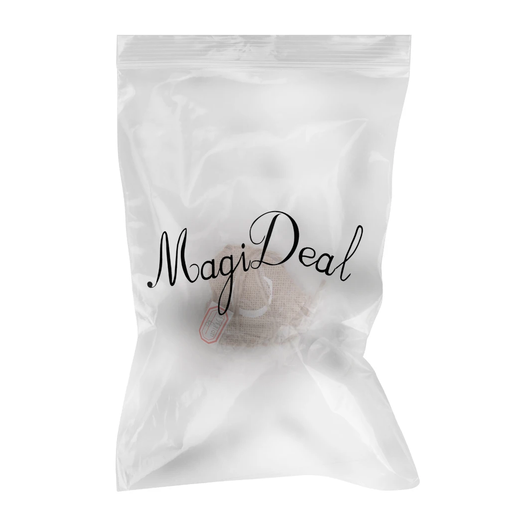 MagiDeal винтажная джутовая карточки флажки баннер в форме сердца из мешковины для