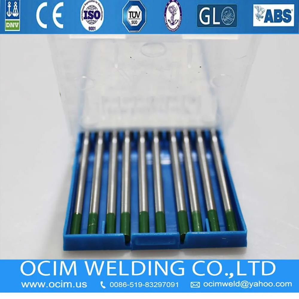 

10PCS WP 2.0*175MM Pure TIG Welding Tungsten Rod Electrodes Pure Tungsten