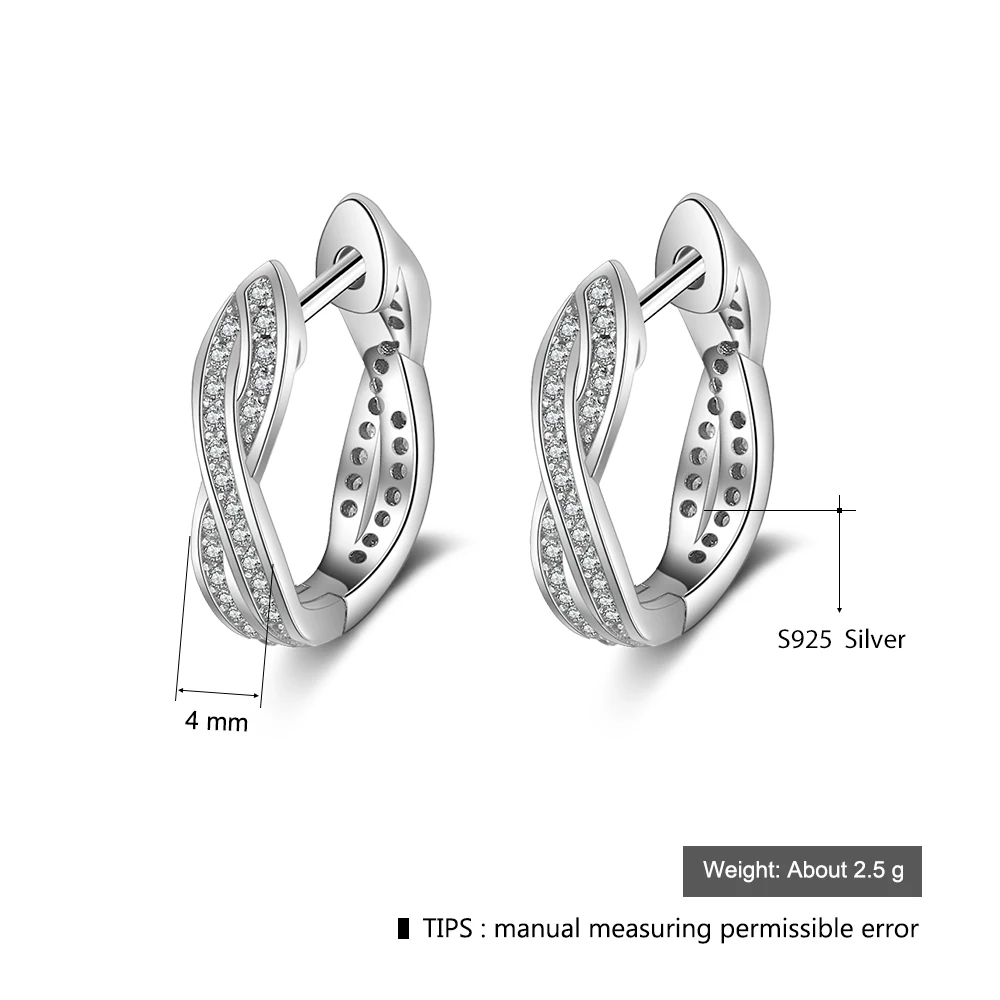Серьги кольца из серебра 925 пробы женские с фианитом|hoop earrings|earrings forearrings for women |