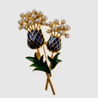 amorita boutique design trendy design pineapple flower brooches