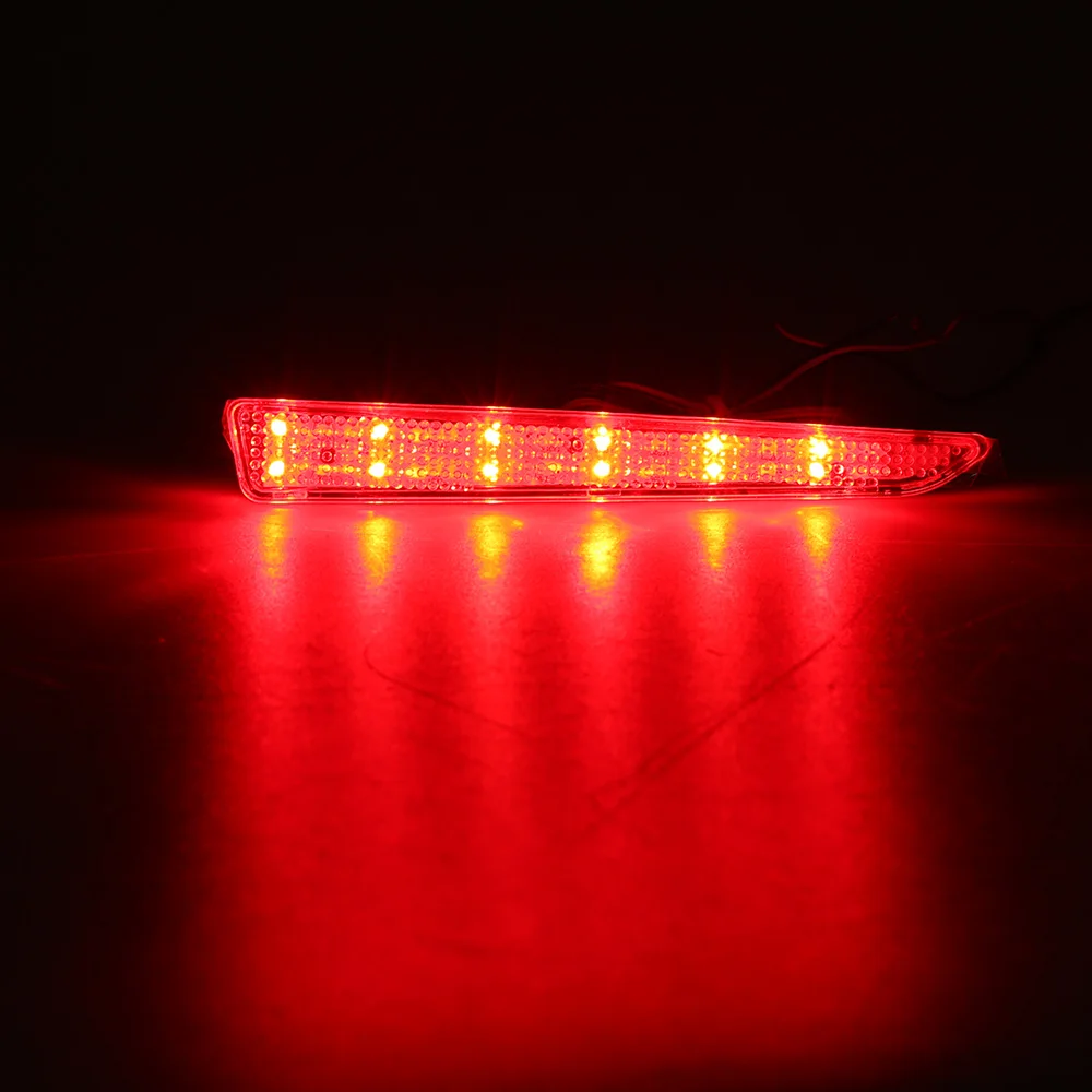 Автомобильный Стайлинг задний бампер отражающий предупреждающий свет