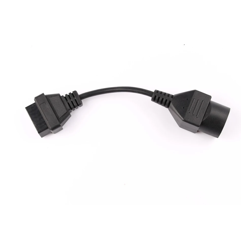 Цена OBD II 17 PIN to 16 PIN OBD2 Соединительный кабель для Mazda 17 PIN автомобильный диагностический инструмент кабель для Mazda 17 PIN
