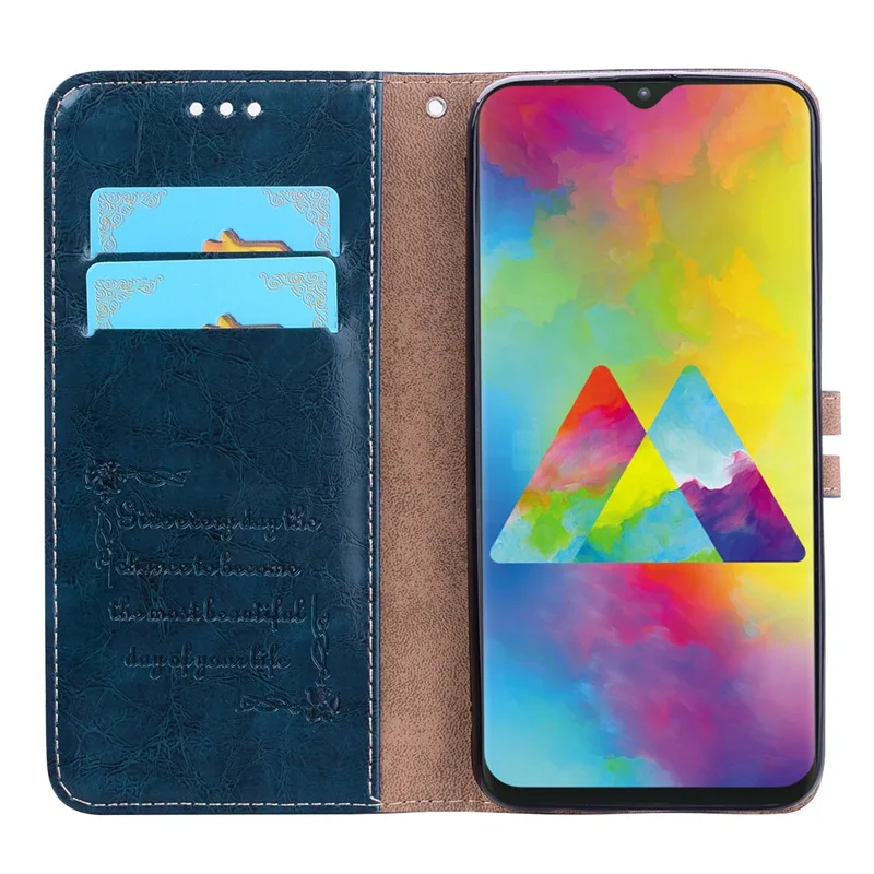 CHOEOIWE деловой откидной Чехол для Samsung Galaxy M30 M20 M10 чехлы-бумажники из искусственной