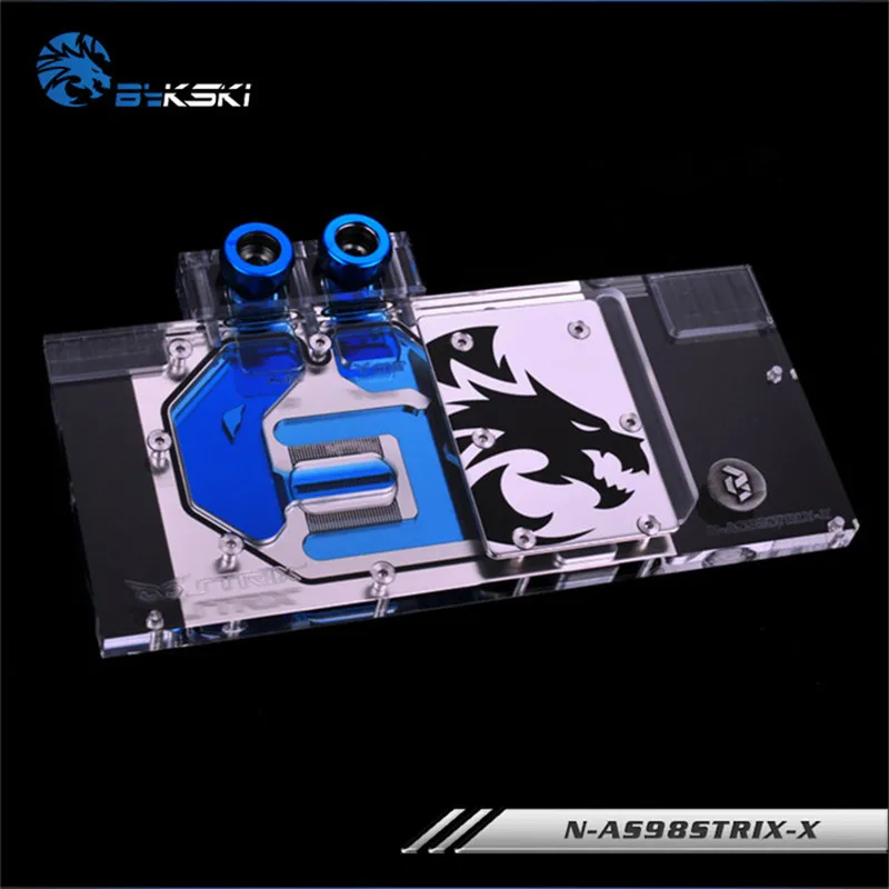 Bykski полный охват GPU водный блок для Asus GTX980 GTX970 GTX780Ti GTX780 видеокарта с водяным