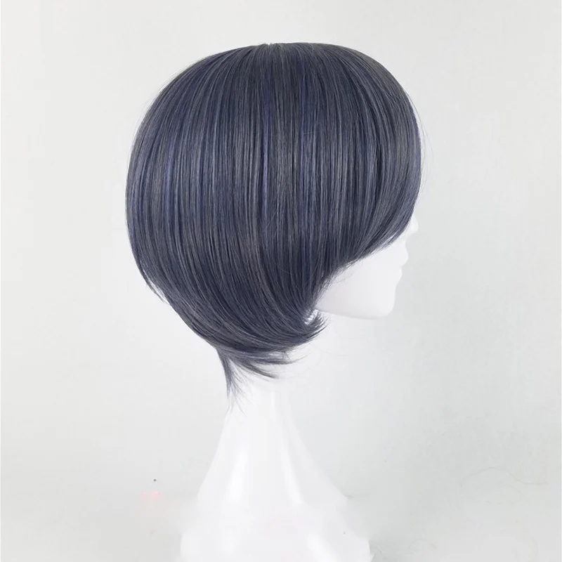 Черный Дворецкий Kuroshitsuji Ciel Phantomhive Серый Синий Косплей парик + сетка для