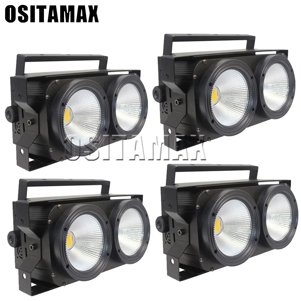 4 шт./лот 2X100W теплый/холодный белый свет DMX поворотный Высокая | Эффект освещения сцены -33035695727
