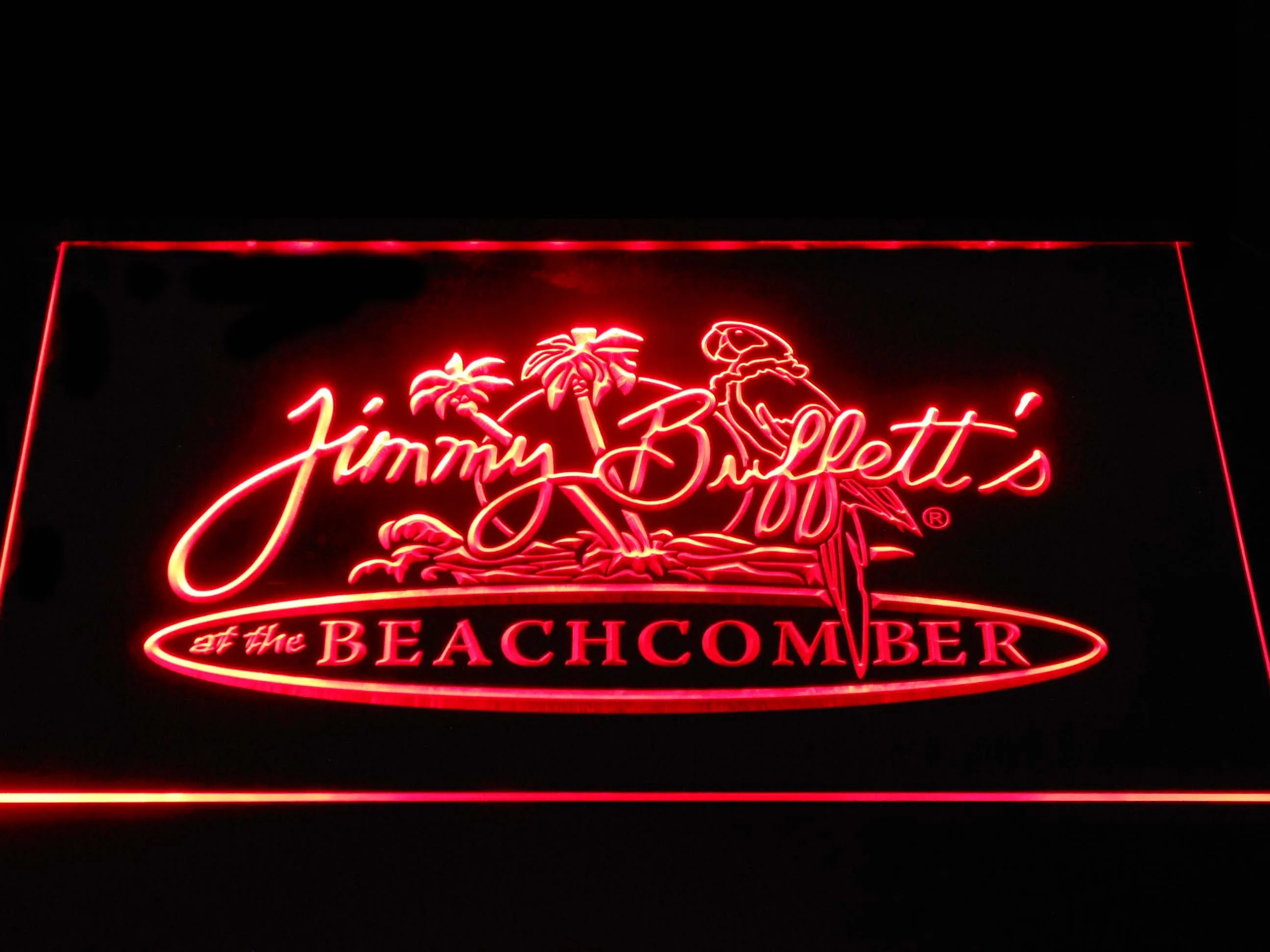 A265 Jimmy Buffett Margaritaville светодиодный неоновый знак с переключателем вкл/выкл 7 цветов