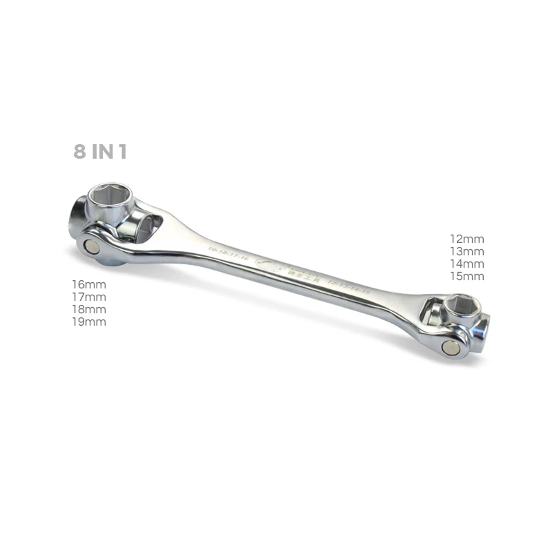 8 в 1 розетка ключ гаечный бытовая шнековая сверло универсальное ручные