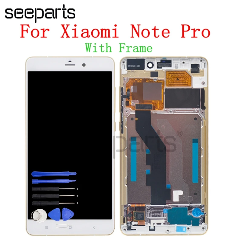 ЖК дисплей 5 7 дюйма для Xiaomi Mi Note Pro сменный сенсорный экран с цифровым
