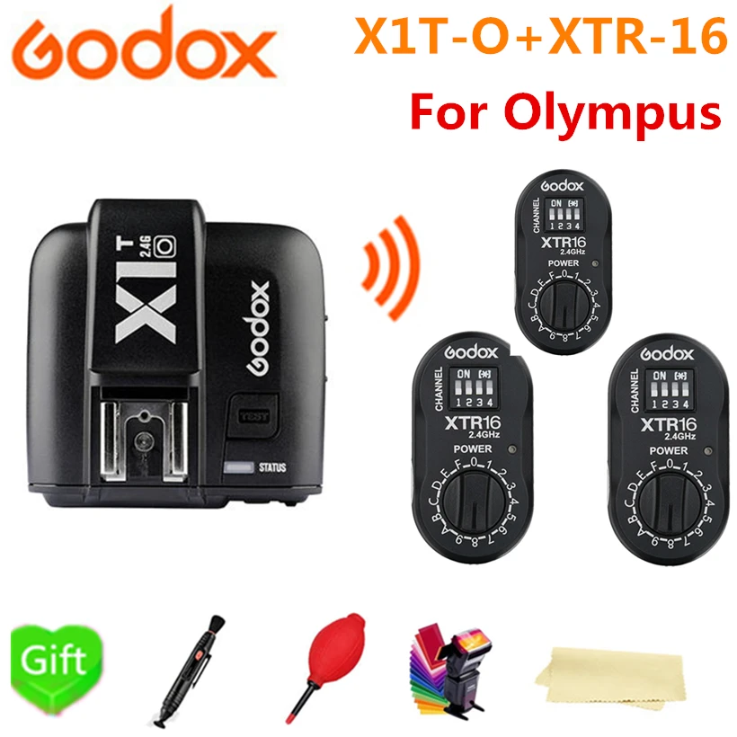 Godox X1T-O передатчик TTL HSS беспроводной триггер вспышки + 3 * XTR-16 приемник для камер