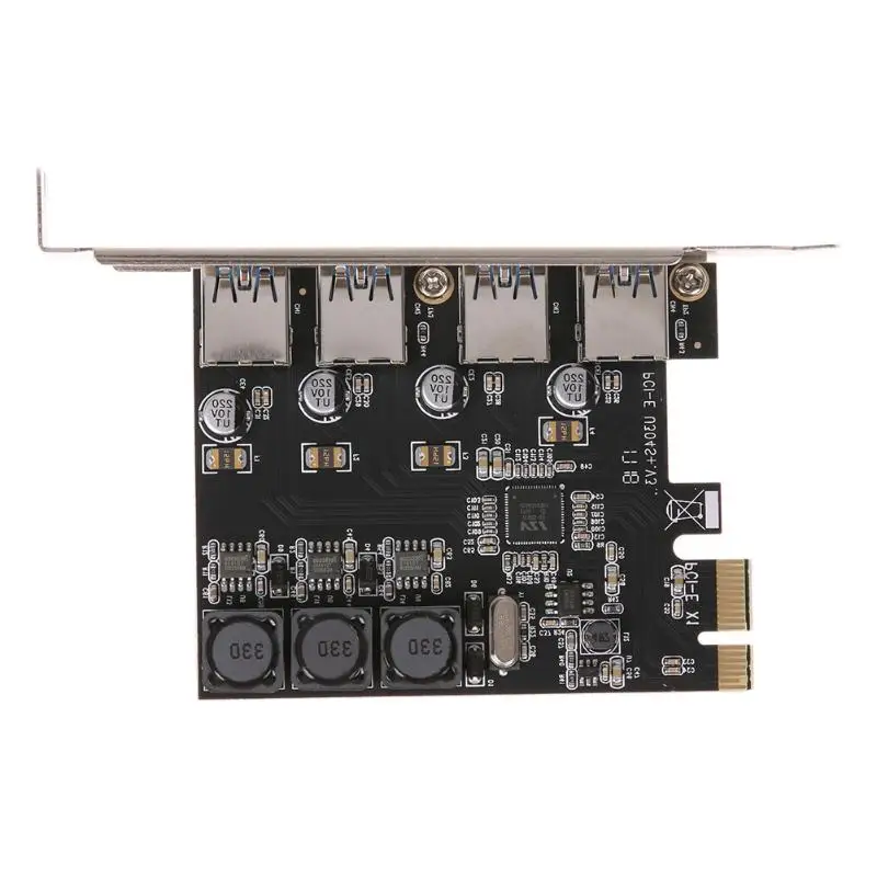 4 порта PCI-E Плата расширения USB 3,0 PCI Express карта PCIe pci-e usb 3,0 хост-контроллер 4 x USB3.0 дополнительные карты расширения