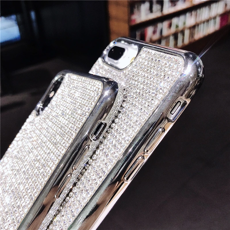 Модный Блестящий чехол для iPhone 6 6S Plus 7 8 X XR XS Max|Бамперы| |