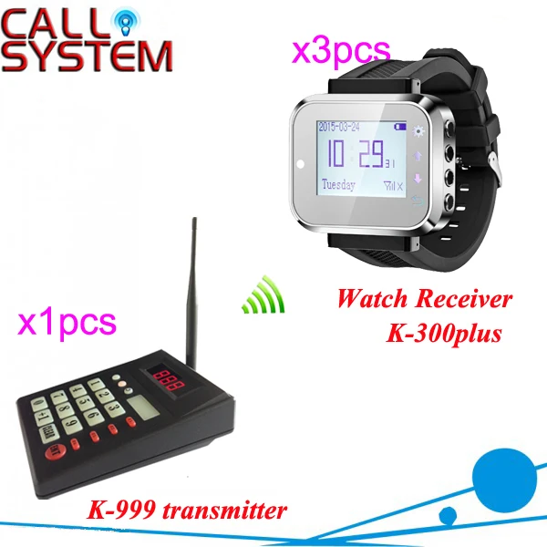 

Kitchen Calling System Waiter wrist pager and Cooker pager transmitter