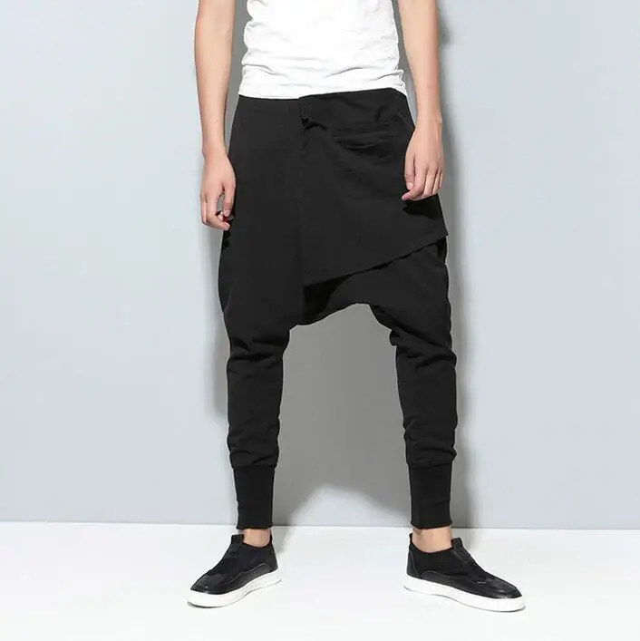 Свободный размер/горячий/Весенний мужской новый модный рот закрытые стопы брюки