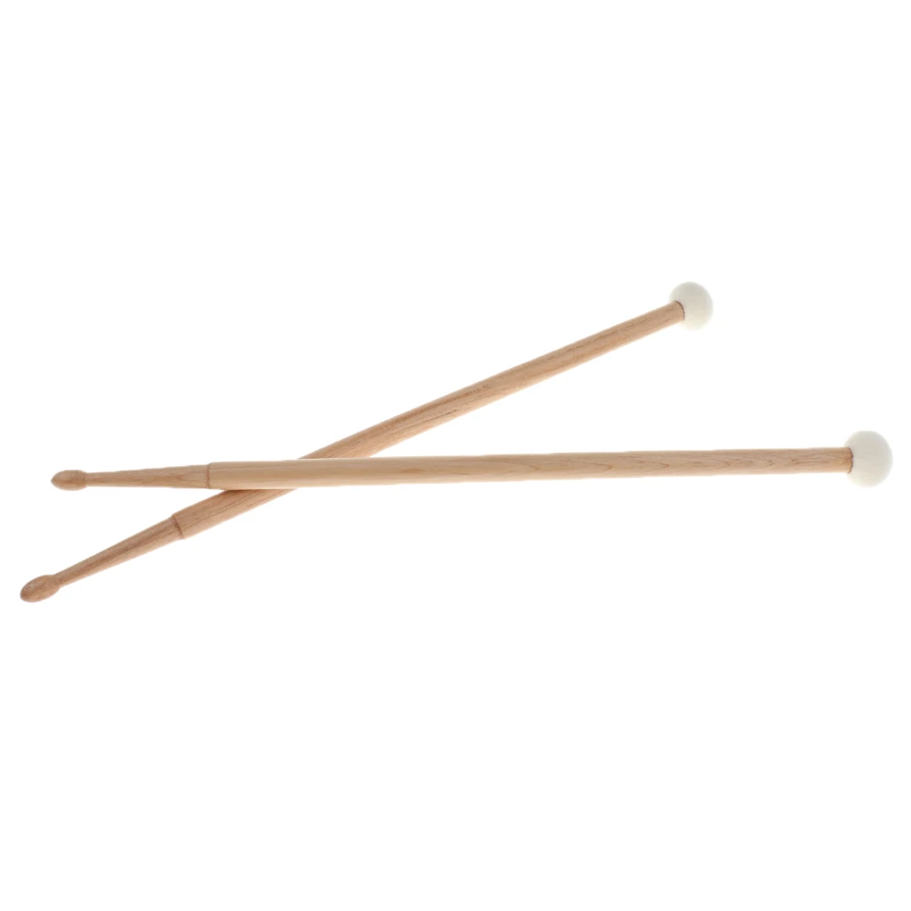2 шт. двойной головной барабан Cymbal Gong молоток мягкие молотковые палочки молотки