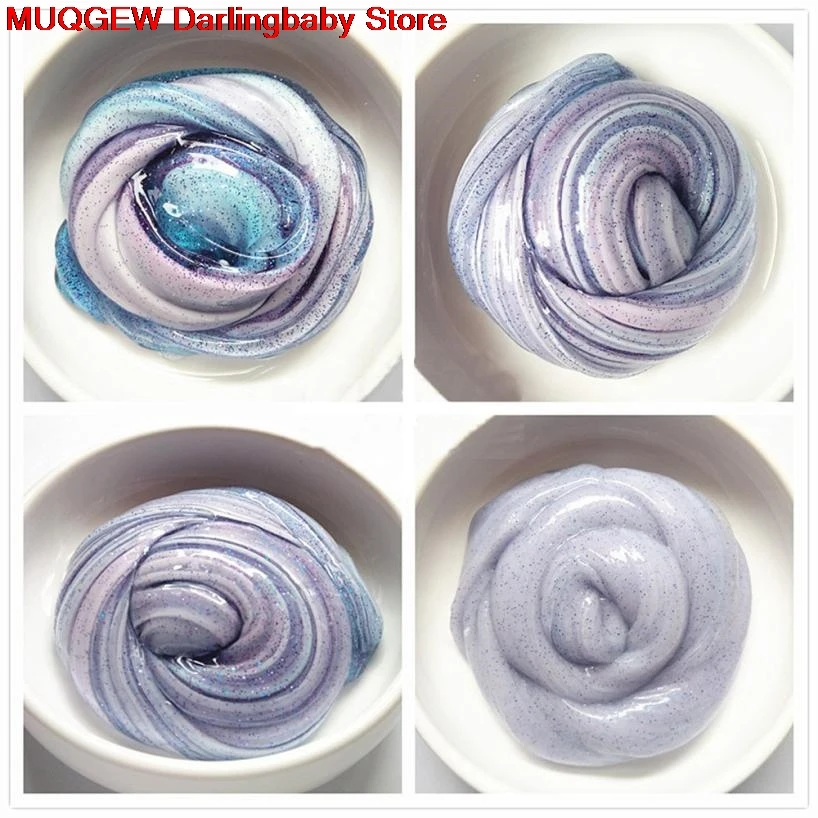 Красивые Цвет смешивания облако слизь Squishy Ароматические Игрушки антистресс