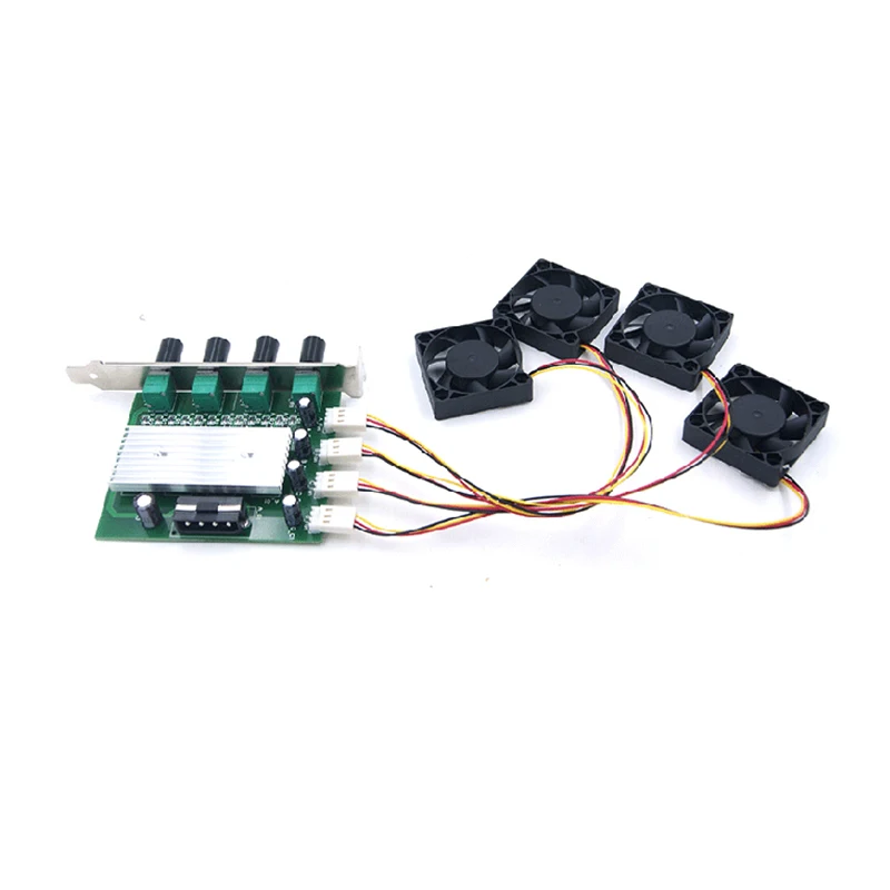ESLOTH компьютерный корпус SATA интерфейс PCI бит вентилятор регулятор 4 канальный