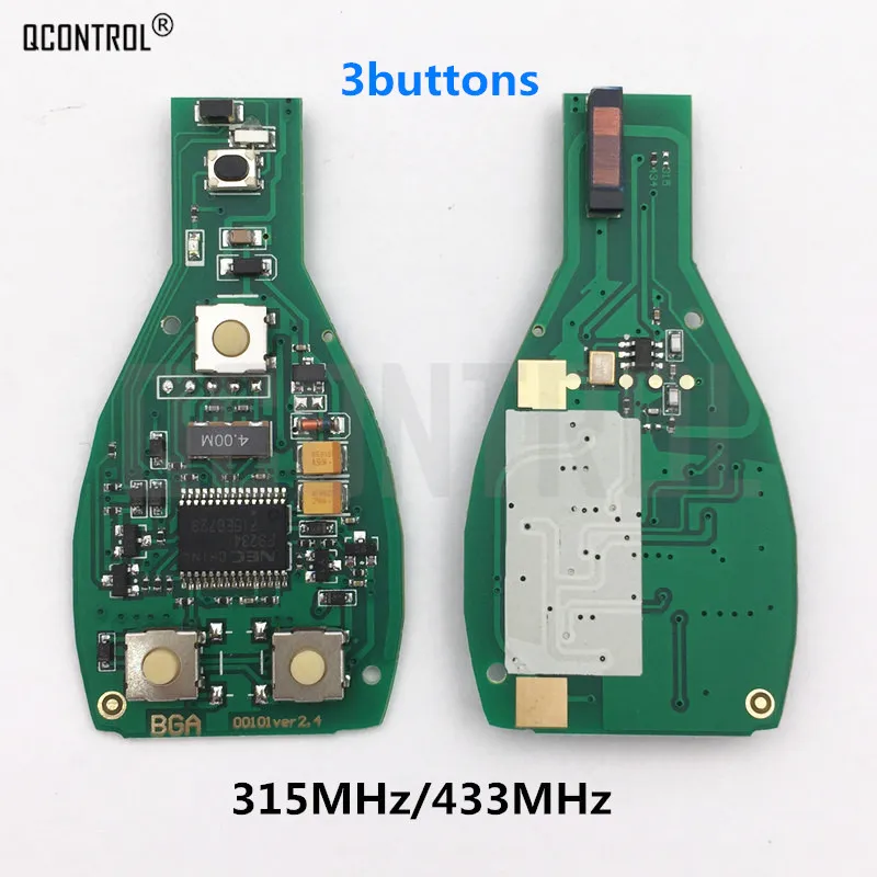 Плата умного ключа QCONTROL для Mercedes Benz можно заменить оригинальные модели NEC и BGA (2000