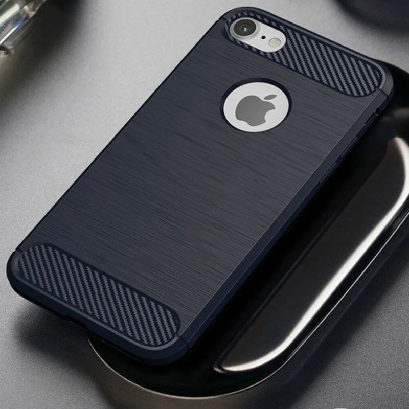 Противоударный Гибридный Heavy Duty Панцири чехол для iPhone 7 плюс Мягкий ТПУ