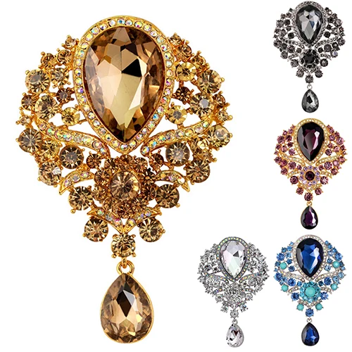 Лидер продаж! Свадебный букет невесты с прозрачными кристаллами Стразы