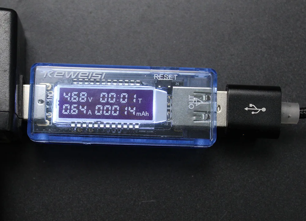 Высокоточная версия 4 бит USB детектор Вольтметр Амперметр мощность Емкость тестер метр Мобильная мощность Напряжение Ток