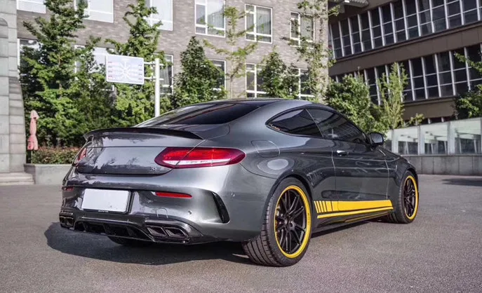 

For Benz E class 2door coupe Spoiler E63 style carbon Material Car Wing spoiler For W238 E200/E200/E300 Spoiler 2017-2019