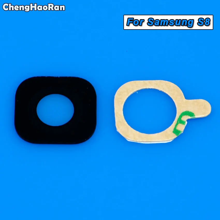 S8 ChengHaoRan объектив для камеры samsung Galaxy S3 S4 S5 S6 S7 Edge Plus S8 S9 задний объектив камеры с клейкой наклейкой - Цвет: S8