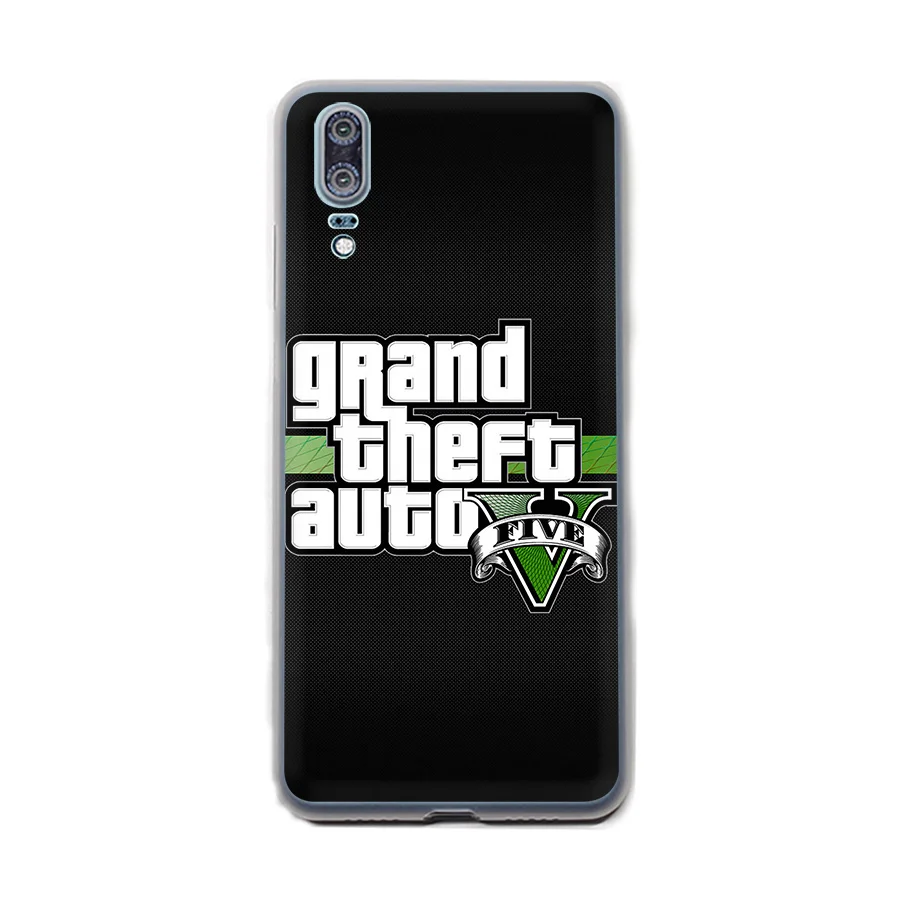 Мягкий ТПУ чехол Rockstar Gta 5 Grand Theft Cover для huawei P30 P8 P9 P10 P20 Lite Pro 2015 2016 2017 P Smart | Мобильные