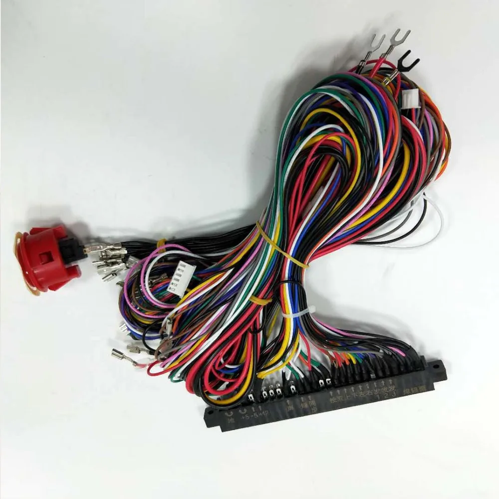 Аркада JAMMA 56 штифтов Интерфейс шкаф провода жгута проводов печатной платы для аркадных игровых консолей Jamma 60-в-1 плата& ящик Пандоры