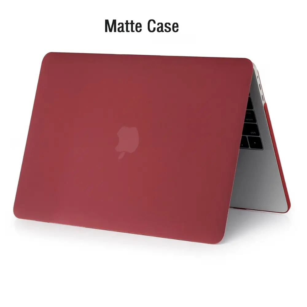 Новый жесткий матовый чехол с кристаллами для MacBook Air 11 air 13 дюймов A1466 A1932 Pro 3 15 Retina