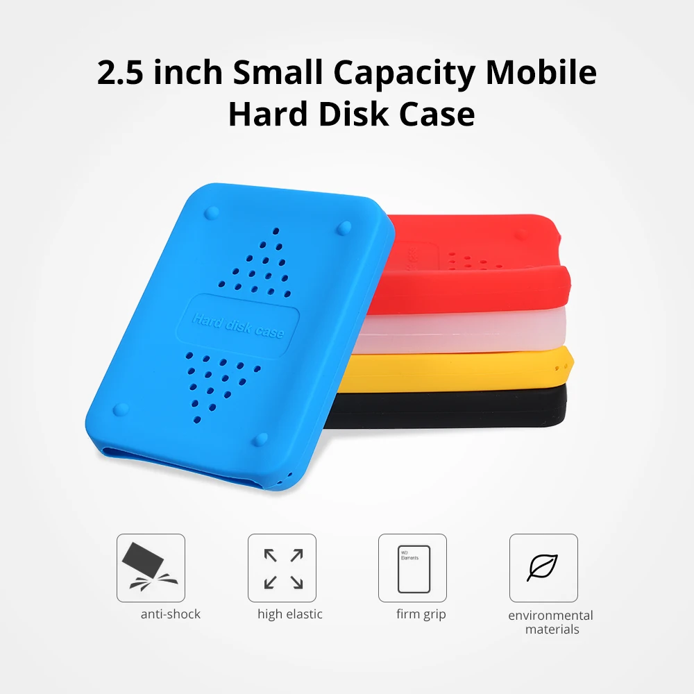 2,5 дюймов силиконовый чехол Сумки HDD чехол жесткий диск Обложка протектор кожи ультра мягкий 2," HDD Чехол Для Seagate для Toshiba для WD
