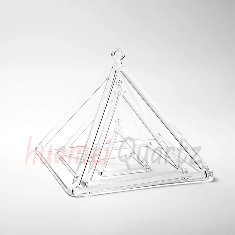 Пирамида кварцевая прозрачная кристаллическая для заживления 5 дюймов и 9 | Спорт