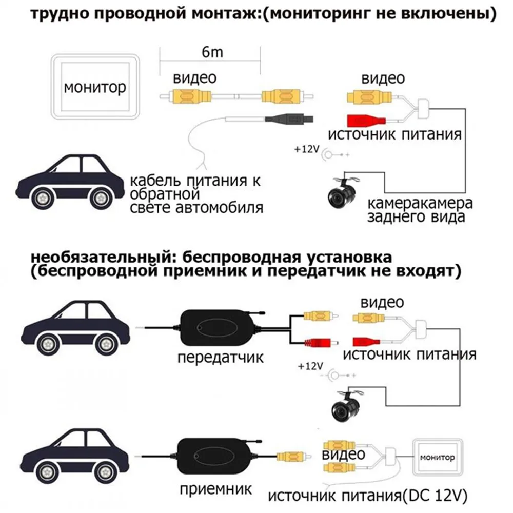 CARMOUR 9 IR led Водонепроницаемая Автомобильная камера заднего вида CMOS с бабочкой парковочная камера заднего хода без парковочной линии(без кабеля