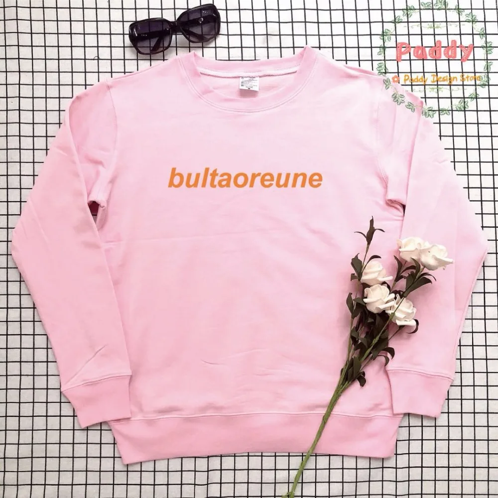 Пуловер Bultaoreune KPOP уличная одежда свитшоты для женщин женский топ пуловеры с