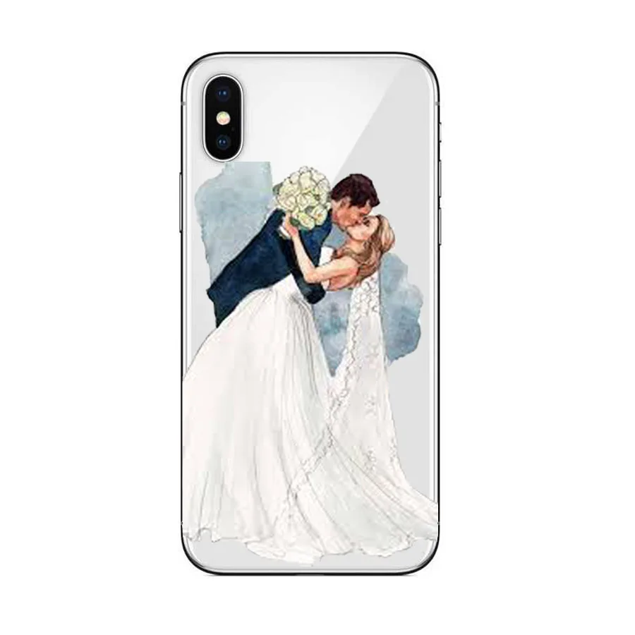 Luxury Fashion Travel Beautiful shopping Girl Design soft silison phone cases cover for IPhone 6 6S 7 8 Plus 5S SE X |