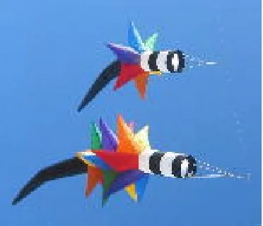 Рыболовная Радужная игрушка ripstop из нейлоновой ткани с длинной леской для ловли