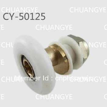 Набор из 4 роликов для душевой двери/бегунов/колес/шкивов диаметром 27 мм запчасти