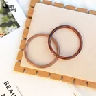 Модные полимерные браслеты-манжеты GuanLong, браслеты для женщин, винтажные простые Очаровательные Круглые акриловые браслеты, Женские Ювелирные изделия