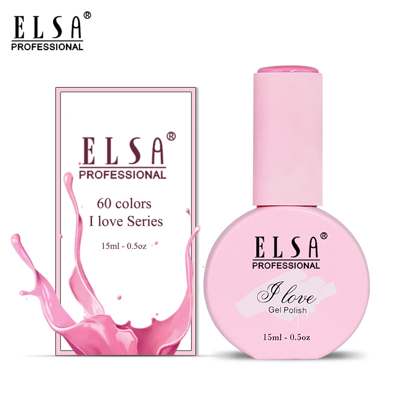 Эльза 15 мл гель для ногтей цветной базовый Базовое покрытие лак УФ светодиодный