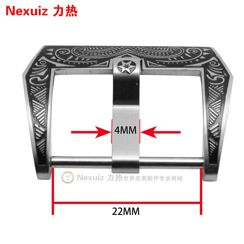 Пряжка из нержавеющей стали в стиле ретро 22 | 24 мм подходит для часов PAM111 дикого