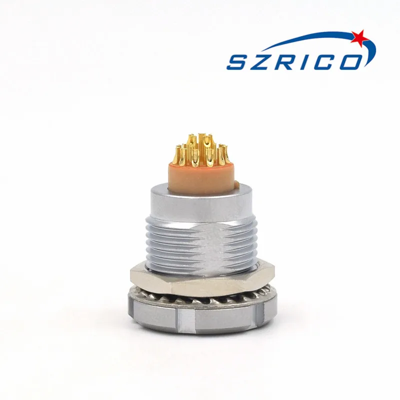 RC-ECG 2B 2 3 4 5 6 7 8 10 12 14 16 18 19 26 контактный круглый металлический электронный разъем с