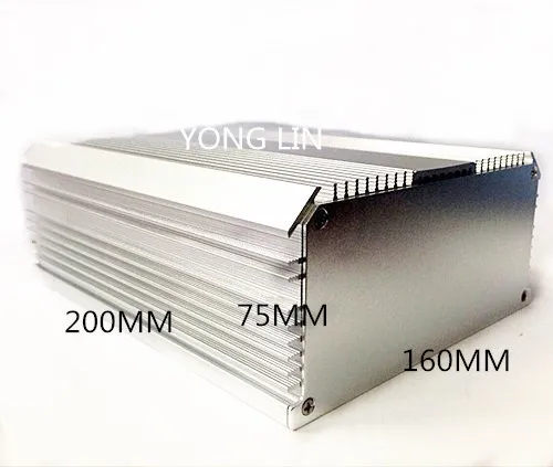 1 шт. алюминиевый корпус 160*75 200 мм|chassis box|box boxbox chassis |