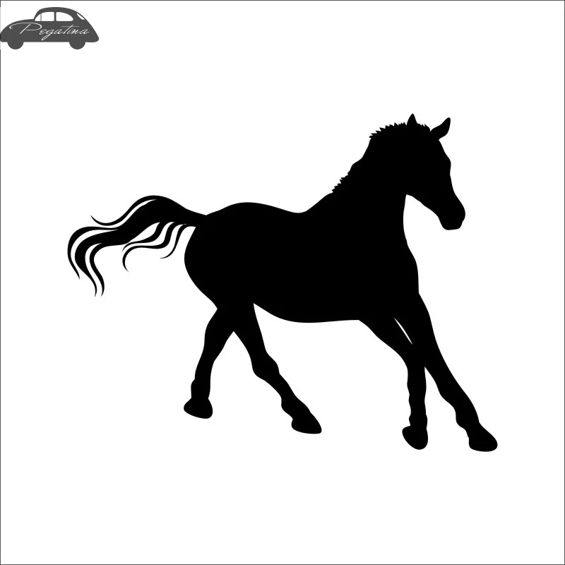 Верховая езда Гонки Наклейка автомобиля наклейка с ковбоем Horserace плакат