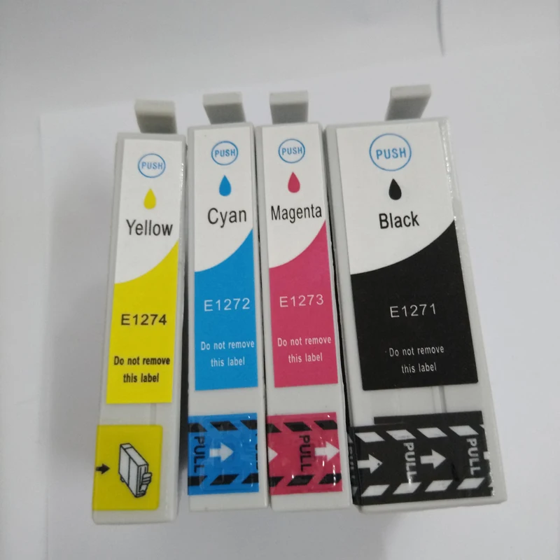 Чернильный картридж T1271 T1272 T1273 T1274 4 шт.|ink cartridge|ink cartridge for epsoncartridge epson |