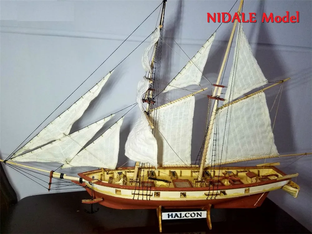 Новая версия испанский Baltimore Schooner модель корабля наборы Halcon Ретро пушки роскошный Парусник модель предложение Инструкция на английском языке