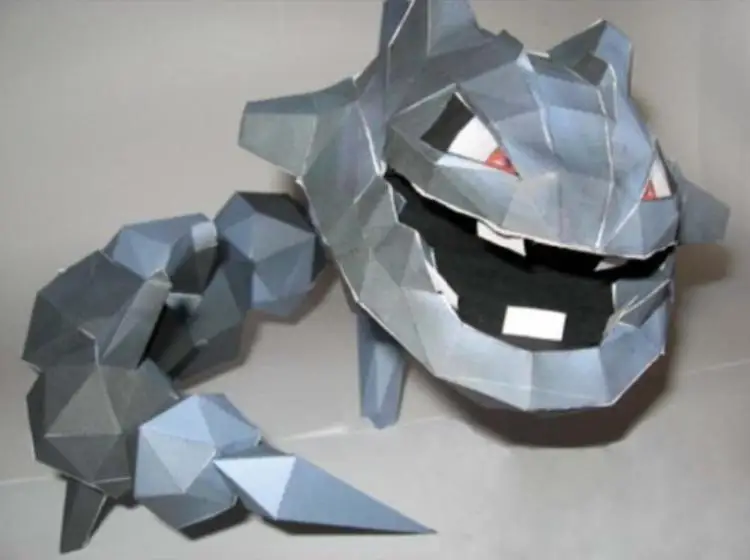 

Стальная змея 3D бумажная модель DIY