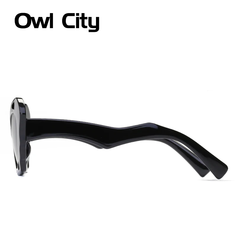 Роскошные брендовые дизайнерские женские ретро солнцезащитные очки кошачий