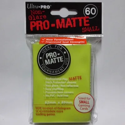 ULTRA PRO; маленькие матовые рукава для торговой карты для YUGIOH+ CARDFIGHT VANGUARD