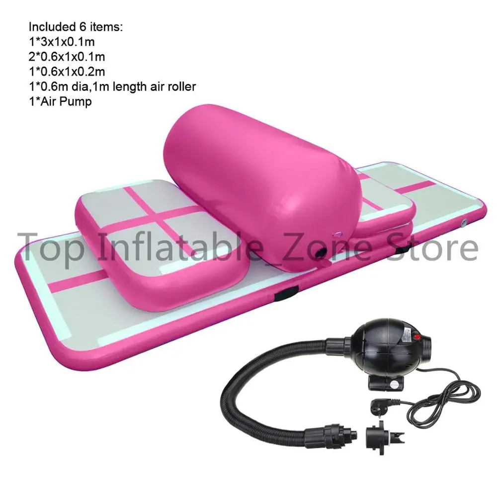 Бесплатная доставка набор (6 шт.) гимнастический коврик надувной воздушный трек