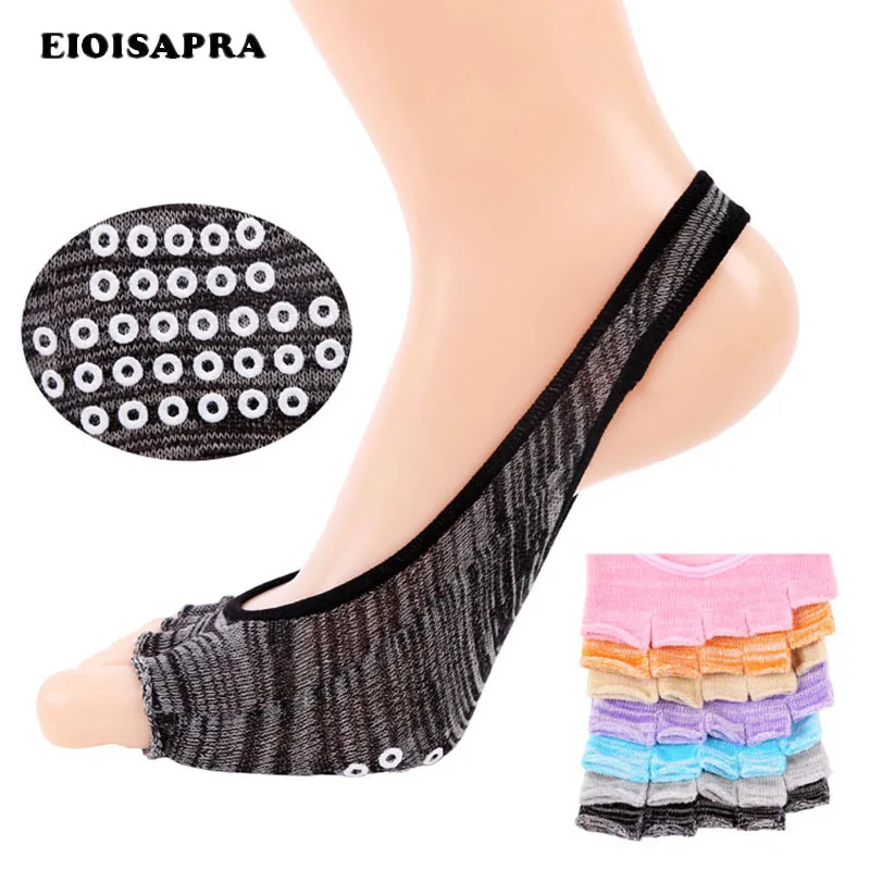 Танцевальные носки [EIOISAPRA] для женщин балетки не скользящие массажные занятий